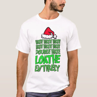 T-shirt Haine haine double casquette détestent entièrement