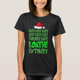 T-shirt Haine Haine Double Haine Loathe Entièrement Fun Ch