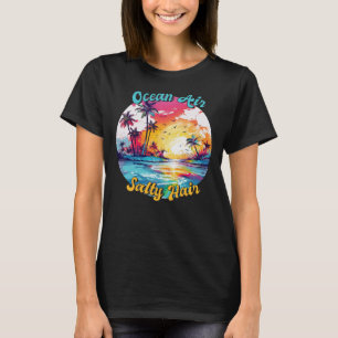 T-shirt Haine salée de l'océan