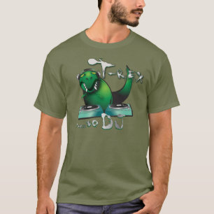 T-shirt Haines de T-Rex vers le DJ
