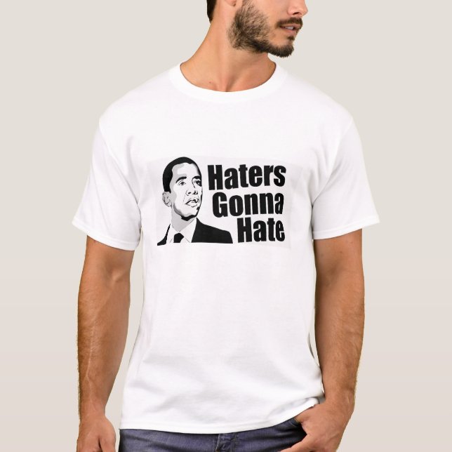 T-shirt haineux allant détester (Devant)