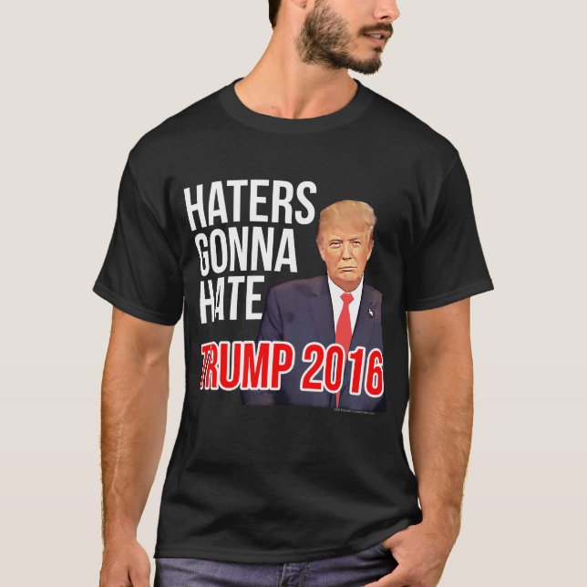 T-shirt Haineux allant détester Donald Trump drôle pour le (Devant)
