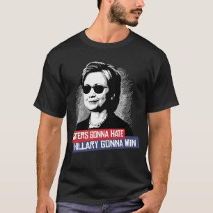 T-SHIRT HAINEUX ALLANT DÉTESTER HILLARY ALLANT GAGNER