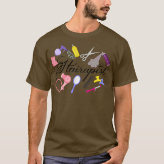 T-shirt Hairapist Coiffeur Coiffeur Stylliste Barber Desig