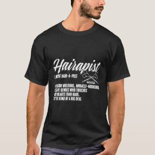 T-shirt Hairapist Signifie Salon des cheveux Barbier coiff