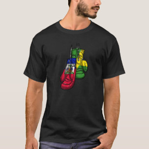T-shirt Haïti Amérique haïtienne Jamaïque Caraïbes Boxe Gl