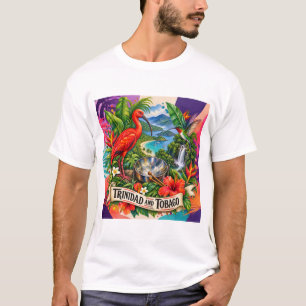 T-Shirt Haïti Collage Contemporain Caraïbe