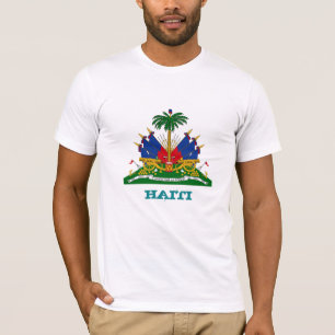 T-shirt Haïti et les manteaux haïtiens, mode drapeau