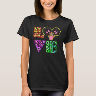 T-shirt Haïti Haitian Love Drapeau Fière Fille Princesse R