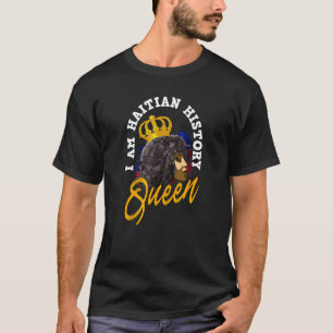 T-shirt Haïti Haitian Love Drapeau Fière Fille Princesse R