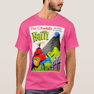 T-shirt Haïti Vintage La Citadelle Voyage Publicité Pr