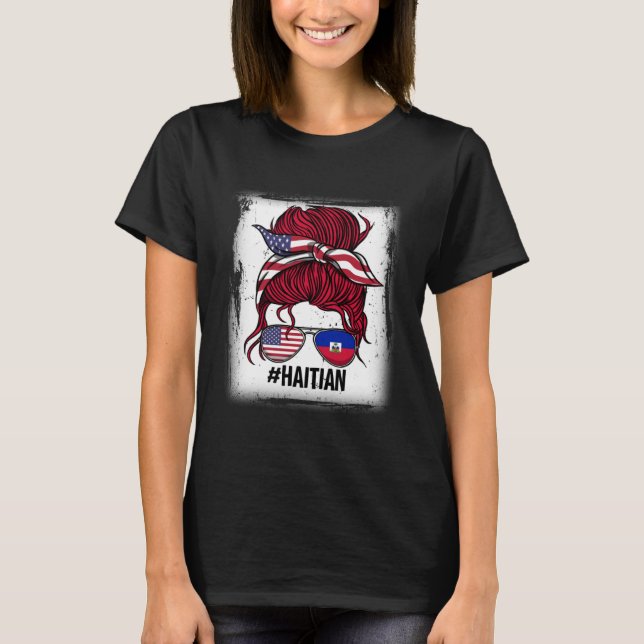 T-shirt Haitian Girl Haiti Roots (Devant)
