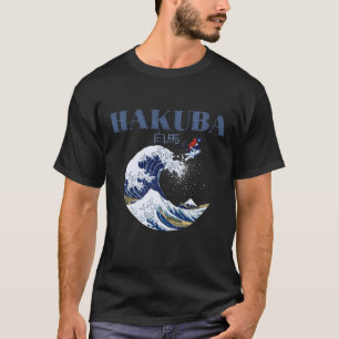 T-shirt HAKUBA Ski, Art Japonais Vintage