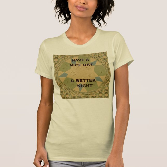 T-shirt Hakuna matata, chandail en toile Bella pour femmes (Devant)