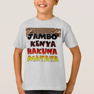 T-shirt Hakuna Matata coloré : Une fête kenyane