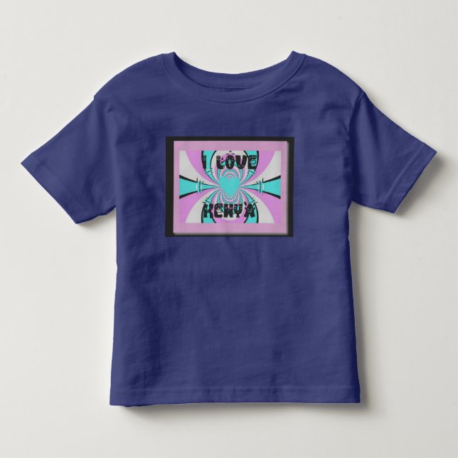 T-shirt Hakuna Matata Custom Toddler Fine Jersey (Devant)