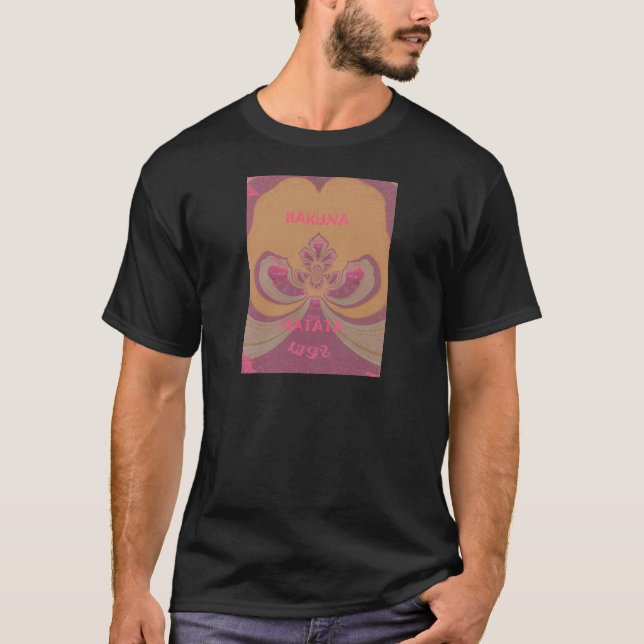 T-shirt Hakuna Matata Joyeux Noël joli coeur design (Devant)