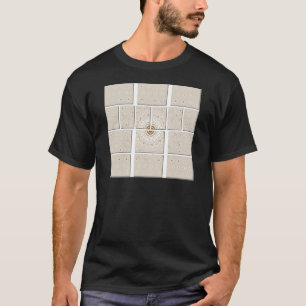 T-shirt Hakuna Matata Panneau floral en carreaux de toile