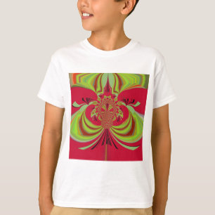 T-shirt Hakuna Matata red yellow design