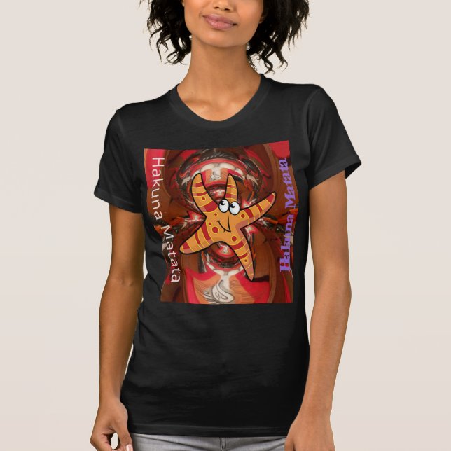 T-shirt Hakuna Matata Starfish Design (Devant)