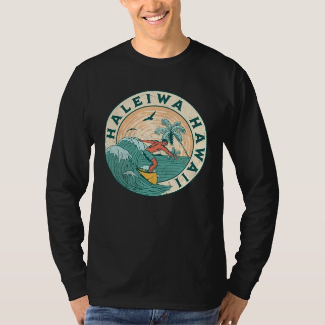T-shirt Haleiwa Hawaii  1 (Devant)