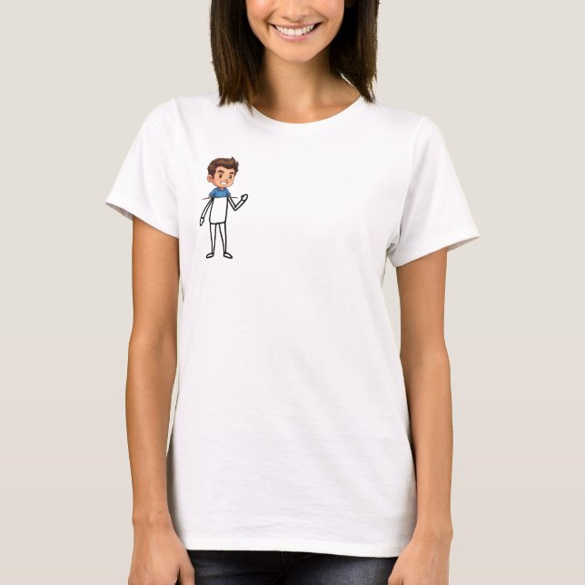 T-shirt Half Sketch Smile (Devant)