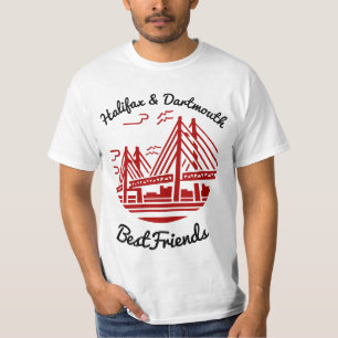 T-shirt Halifax et Dartmouth Bestfriends Nouvelle-Écosse