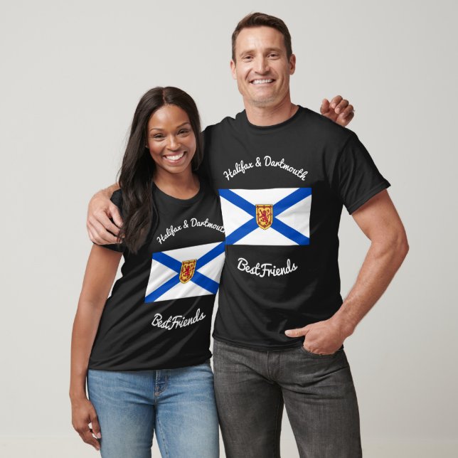 T-shirt Halifax et Dartmouth Bestfriends Nouvelle-Écosse T (Unisexe)
