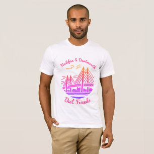 T-shirt Halifax et Dartmouth Nouvelle-Écosse meilleurs ami