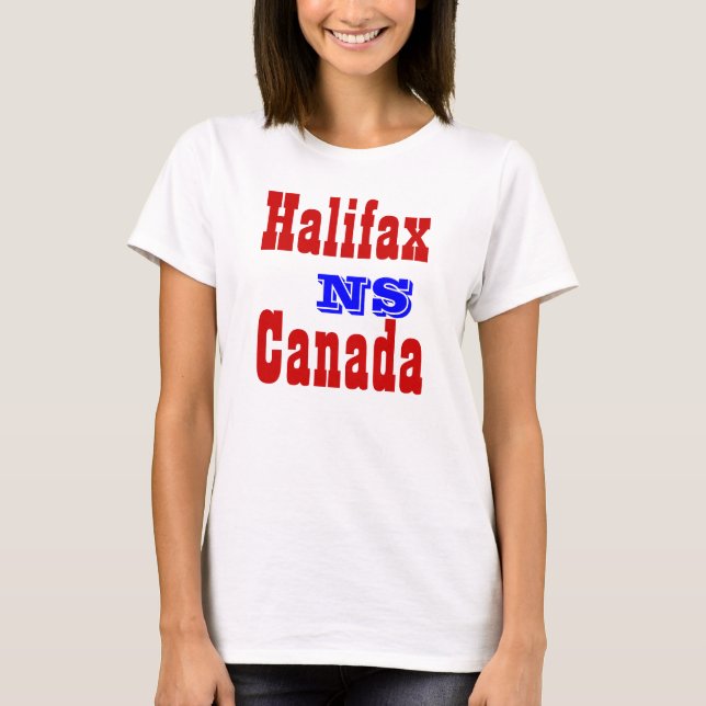 T-shirt Halifax Nouvelle-Écosse Canada (Devant)
