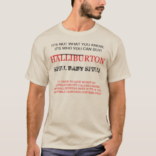 T-shirt HALLIBURTON ! IL est TOUT AU SUJET DU BÉBÉ VERT