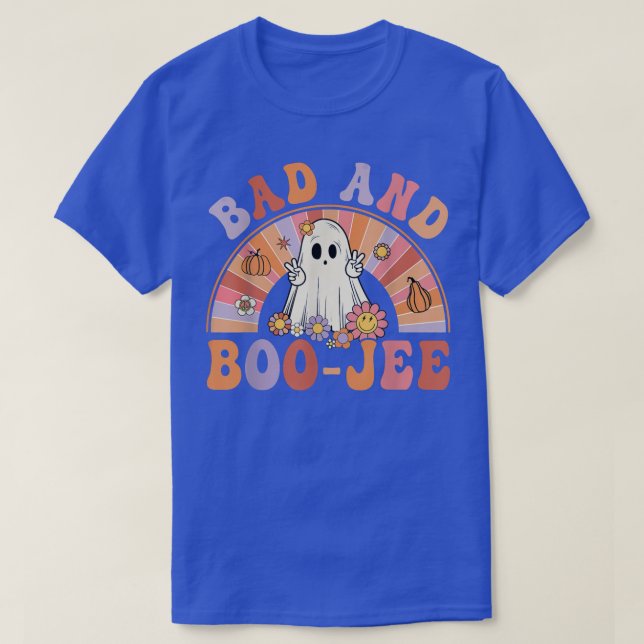 T-shirt Hallowee Florale De Boo-Jee Super Rétro (Design devant)