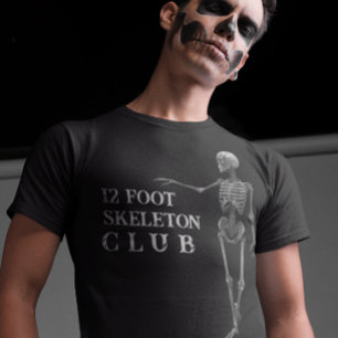 T-shirt Halloween 12 pieds Skeleton Club