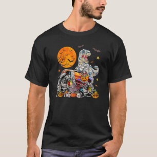 T-shirt Halloween 2022 Rex Momie Monster Truck Citrouille