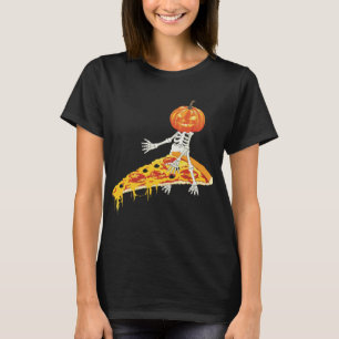 T-shirt Halloween à la pizza Citrouille