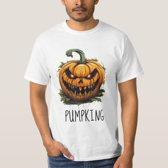 T-shirt Halloween à la pompe (Devant)