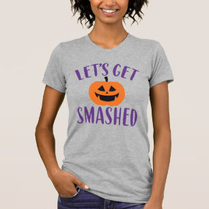 T-shirt Halloween adulte Sommes-nous détruits CITROUIL