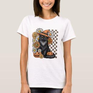 T-shirt Halloween amusant - Chat noir
