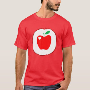 T-shirt Halloween Apple-Heart-Care-For-Bear-Heart-Costumes
