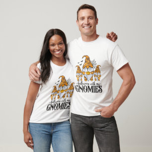 T-shirt Halloween avec mes Gnomies - Halloween