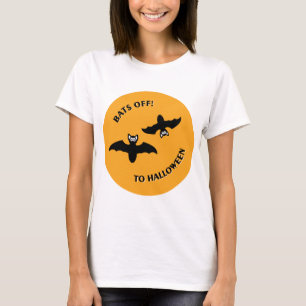 T-shirt Halloween Bats Orange