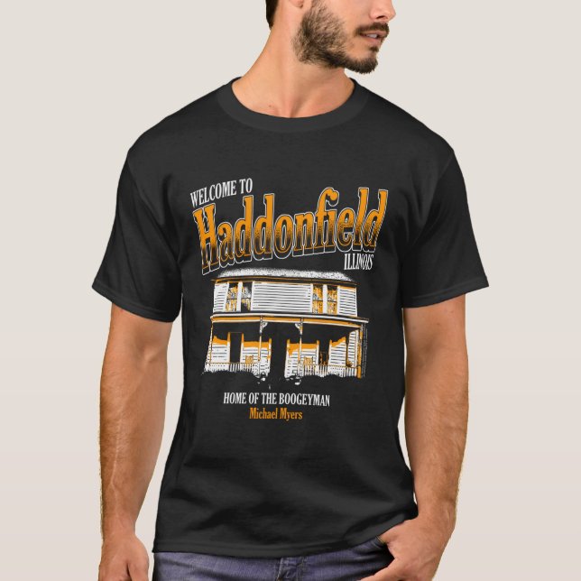 T-shirt Halloween Bienvenue À Haddonfield (Devant)