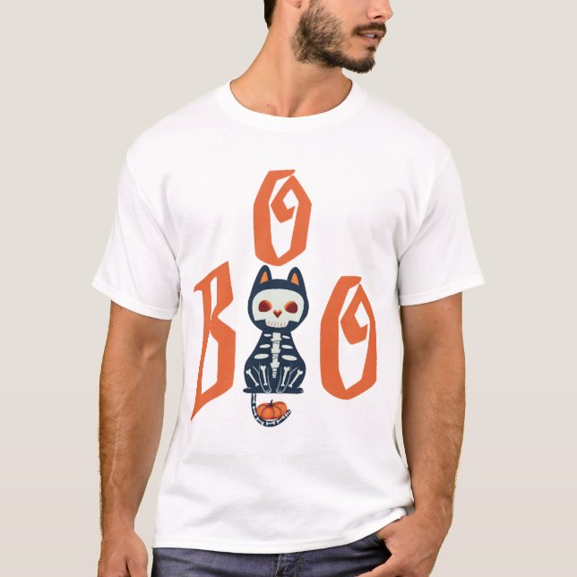T-shirt Halloween Boo (Devant)