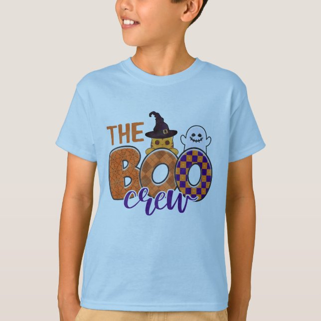 T-shirt halloween boo bougie (Devant)
