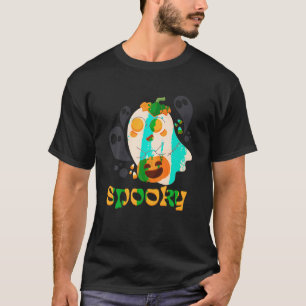 T-shirt Halloween Boo Éffrayant Ghost Cute T Shirt