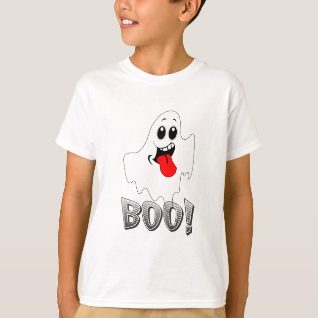 T - Shirt halloween Boo Funny (Vorderseite)