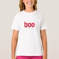 Halloween boo rouge sanglant enfants effrayants