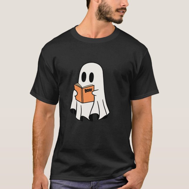 T-shirt Halloween Book Club Reader Ghost Boo For Trick ou (Devant)