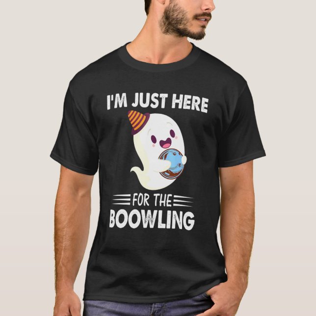 T-shirt Halloween Bowling Lover Halloween (Devant)