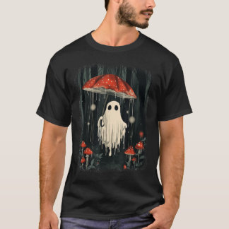 T-shirt Halloween Champignons fantômes saison Éffrayante C